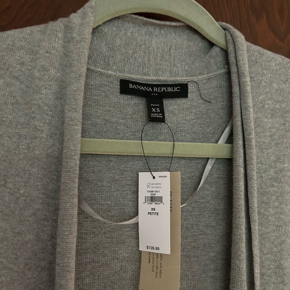 NWT Long Open Cardigan from Banana Republic